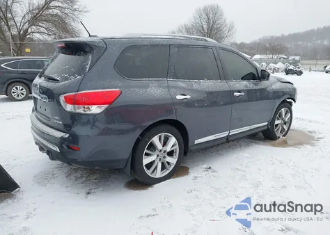 2014 Nissan Pathfinder Platinum from USA, damaged, VIN 5N1AR2MM8EC642261